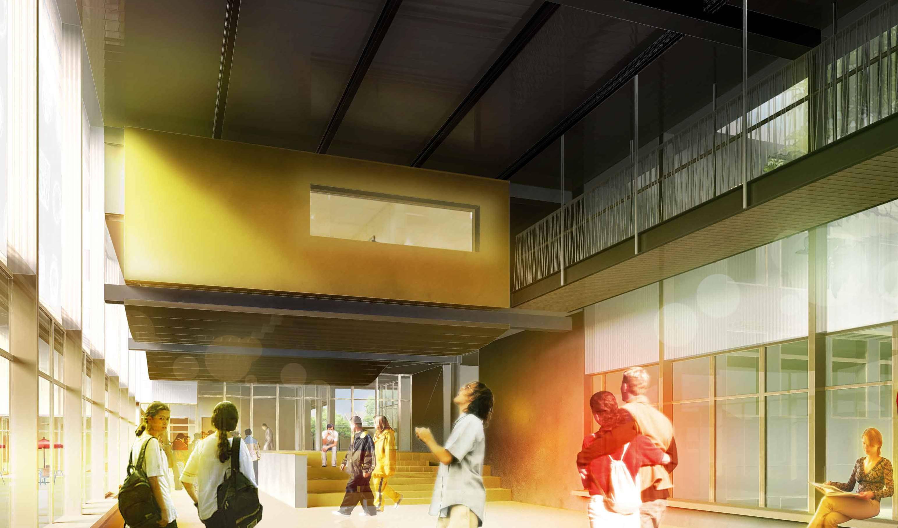lycée ashton chaumont concours architecture projet perspective