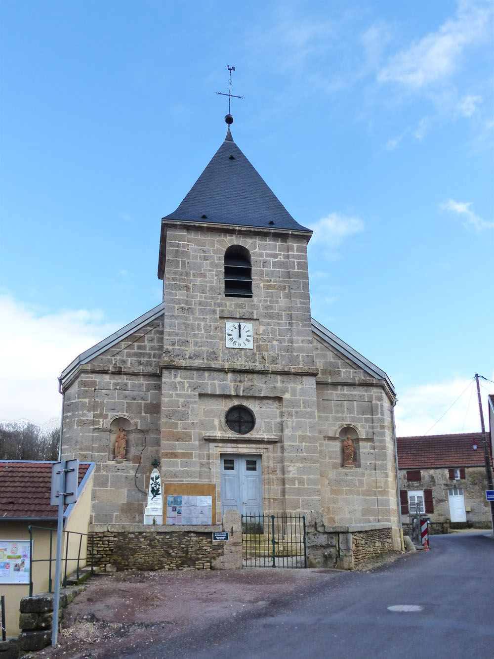 Église paroissiale Saint-Vallier restauration confortation  mise aux normes vitry-les-nogent