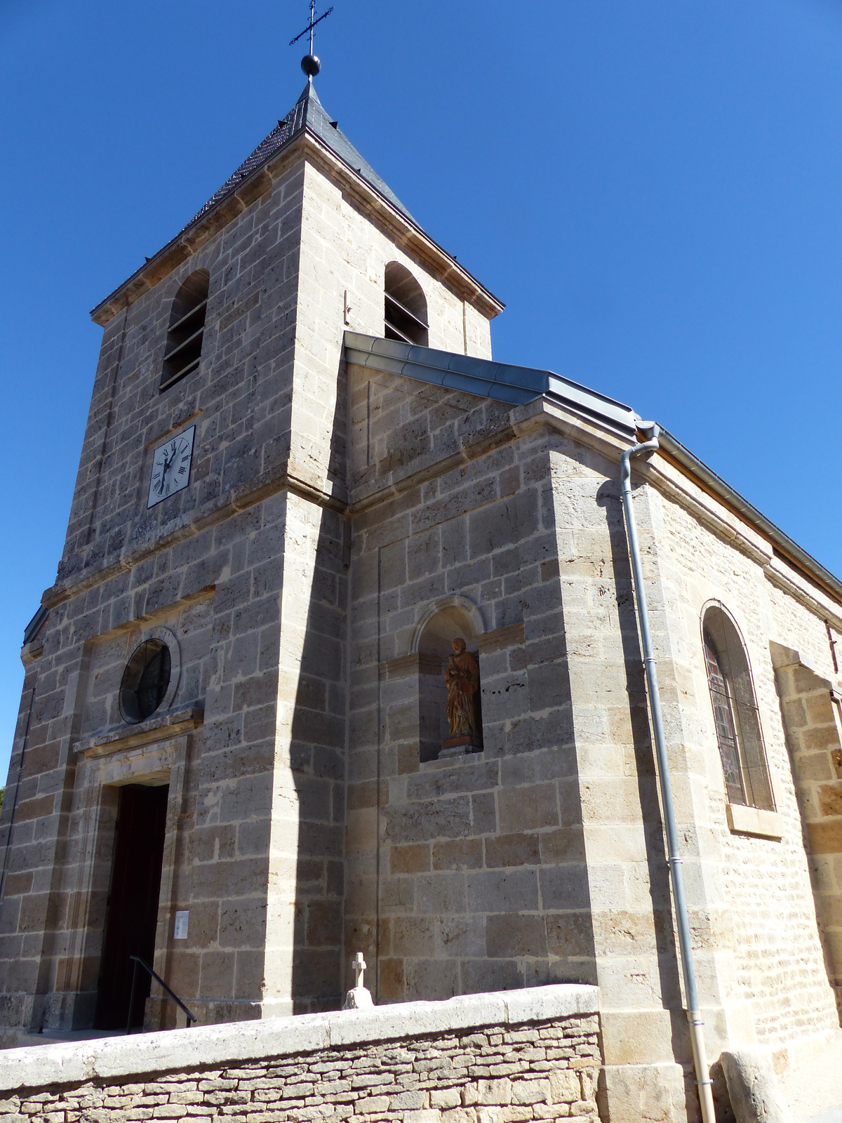 Église paroissiale Saint-Vallier restauration confortation  mise aux normes vitry-les-nogent