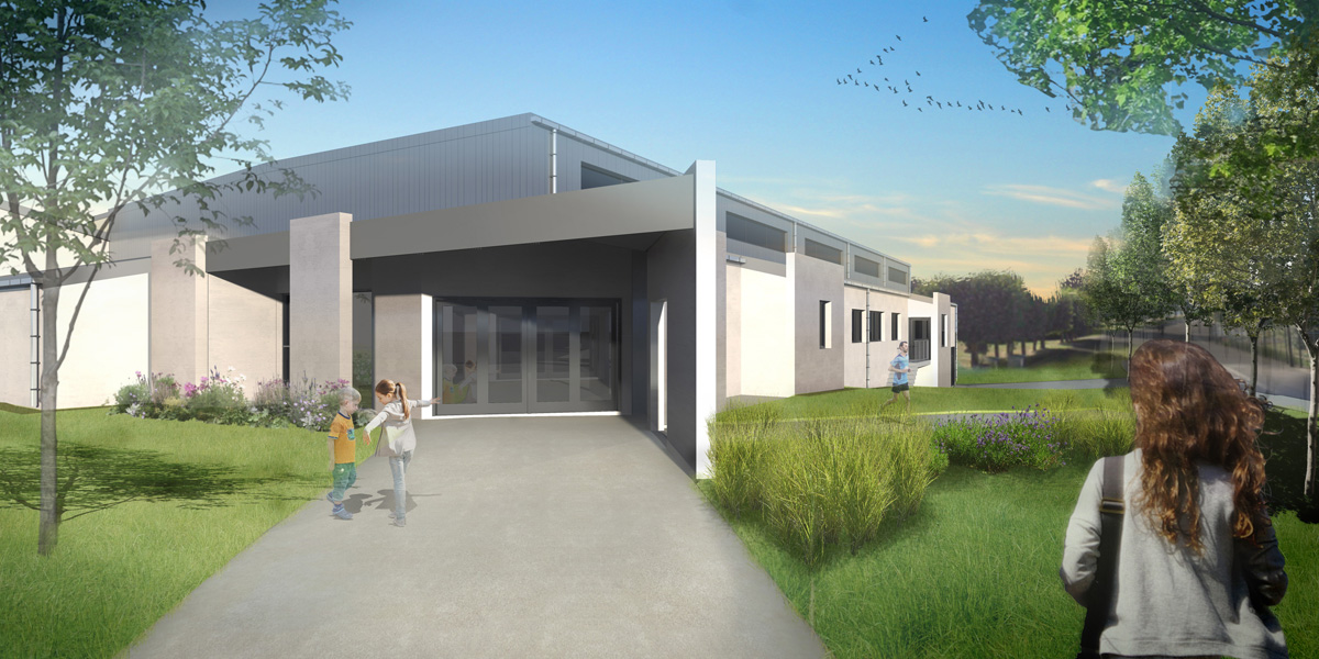 Biesles Halle des Sports Groupe Scolaire de Biesles