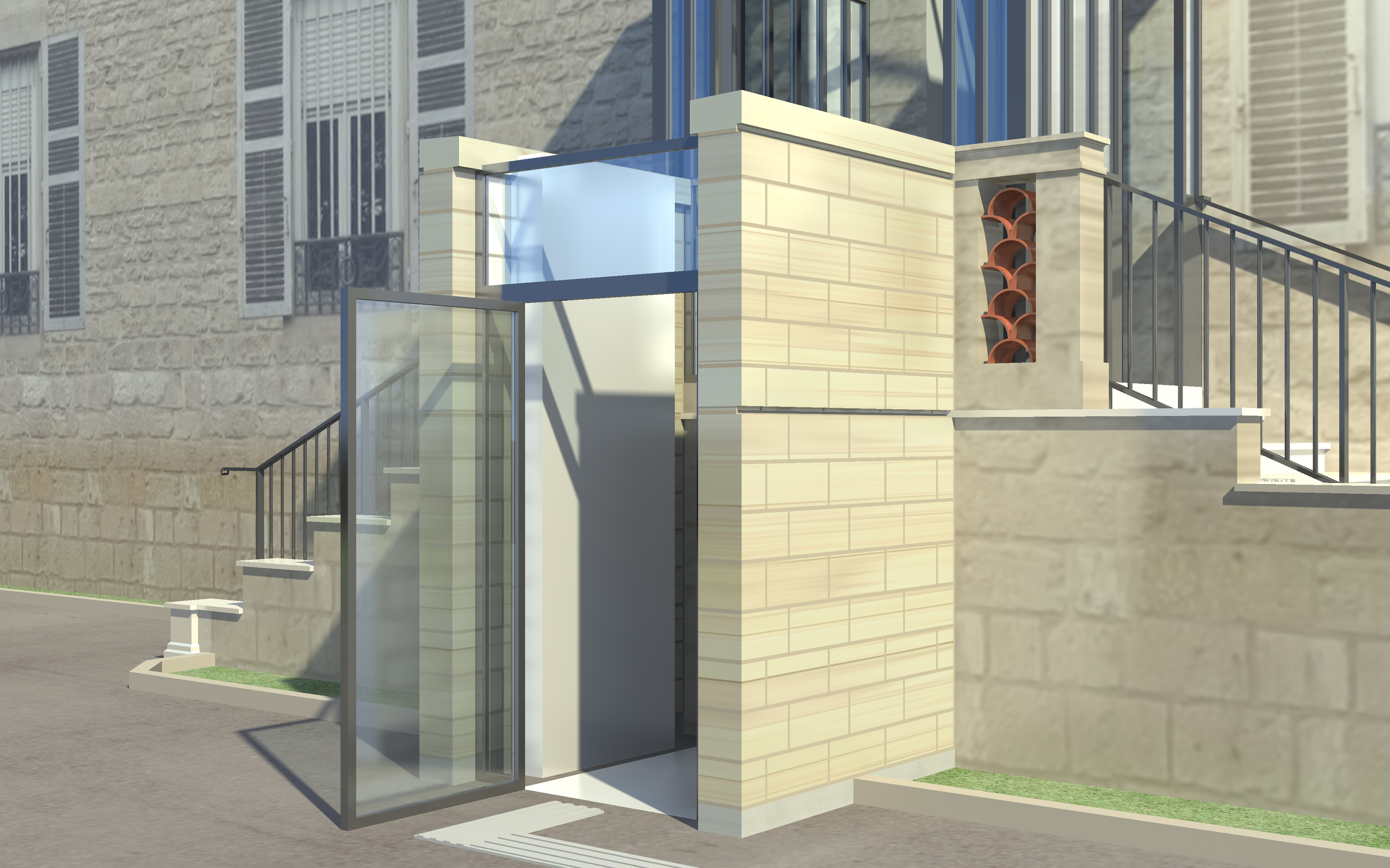 CCBJC Maison France Services Joinville Réhabilitation Ascenseur
